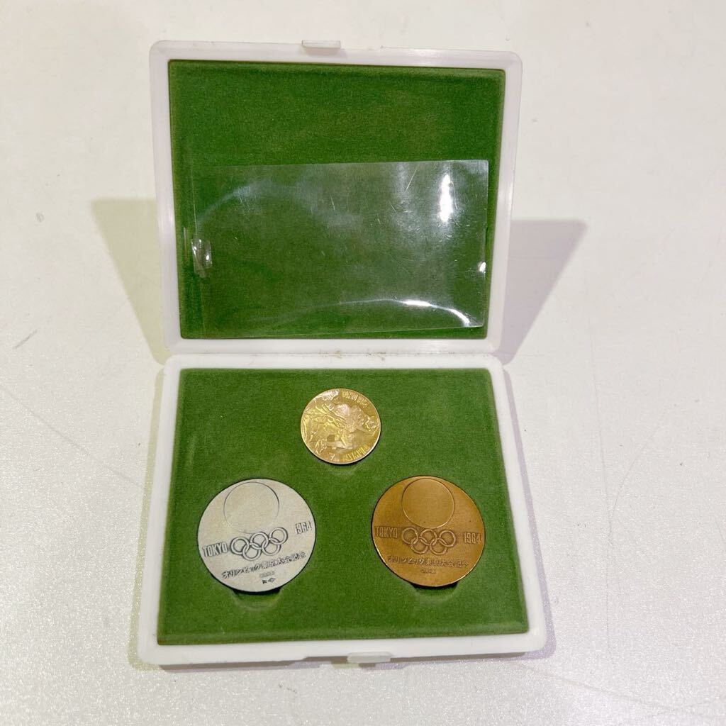 未使用保管品】 東京オリンピック1964年記念コイン 金貨 750 K18 銀貨