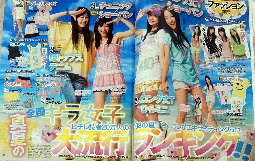 ピチレモン 2008年09月号 ピチモのお部屋公開、清野菜名、志田友美
