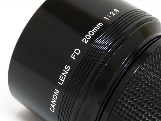◆◇Canon キャノン NEW FD 200mm F2.8 前期型 望遠レンズ レンズキャップ付◇◆_3