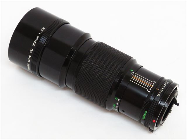 ◆◇Canon キャノン NEW FD 200mm F2.8 前期型 望遠レンズ レンズキャップ付◇◆_4