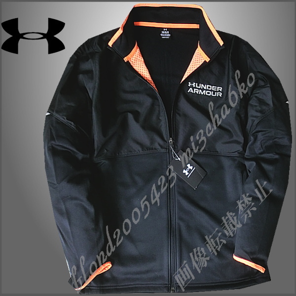 ■新品【UNDER ARMOUR GOLF】アンダーアーマーSTORM耐久撥水 ArmourFleece軽量保温フルジップジャケット■BK/L _3