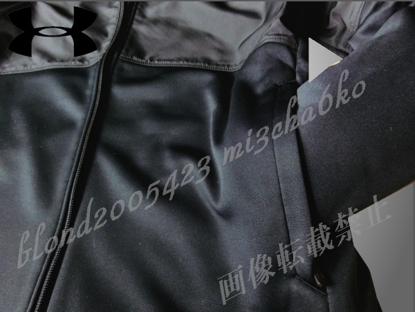 ■新品【UNDER ARMOUR GOLF】アンダーアーマーSTORM耐久撥水 ArmourFleece軽量保温フルジップジャケット■BK/L _4