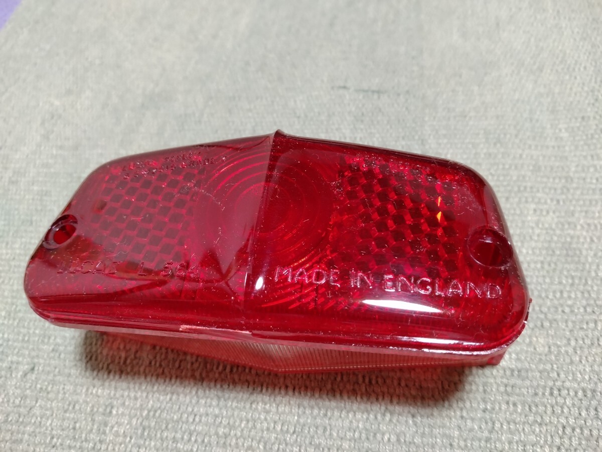 60s 当時物 イギリス製 ルーカス Lucas L 564 テール ライト レンズ 英車 トライアンフ 別体 ユニット T120 TR6 ボンネビル トロフィー BSA ルーカス Lucas イギリス製 本物 ウインカ－ REISSUE|ドルフィンギターズ