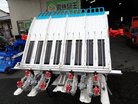 福岡□ クボタ 4条 田植機 SPU45P セル式 9.7馬力 ロータリ式 田植え機