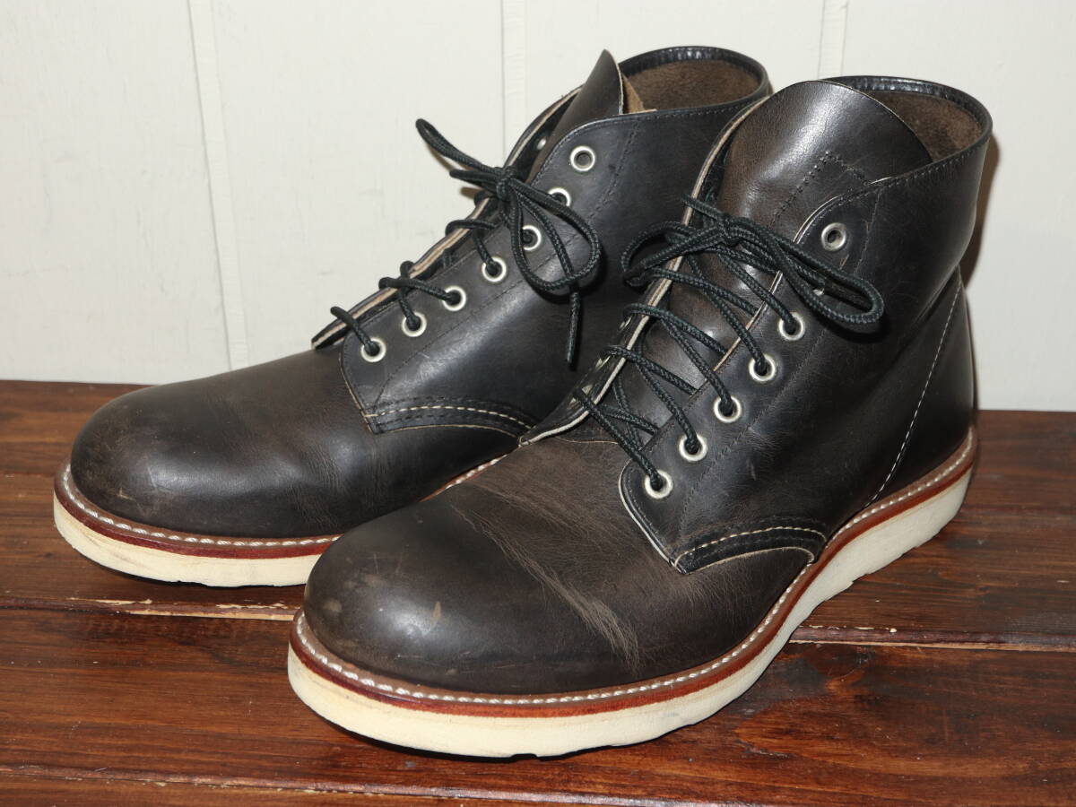 茶芯 RED WING レッドウィング 8190 ラウンドトゥ ラフ＆タフ 9D 27