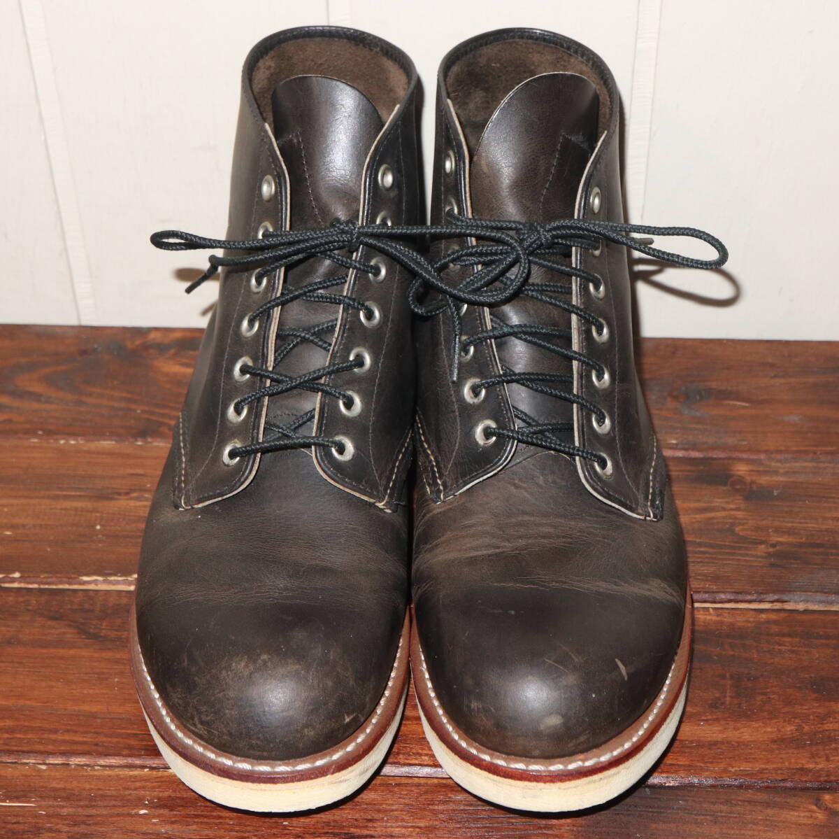 茶芯 RED WING レッドウィング 8190 ラウンドトゥ ラフ＆タフ 9D 27