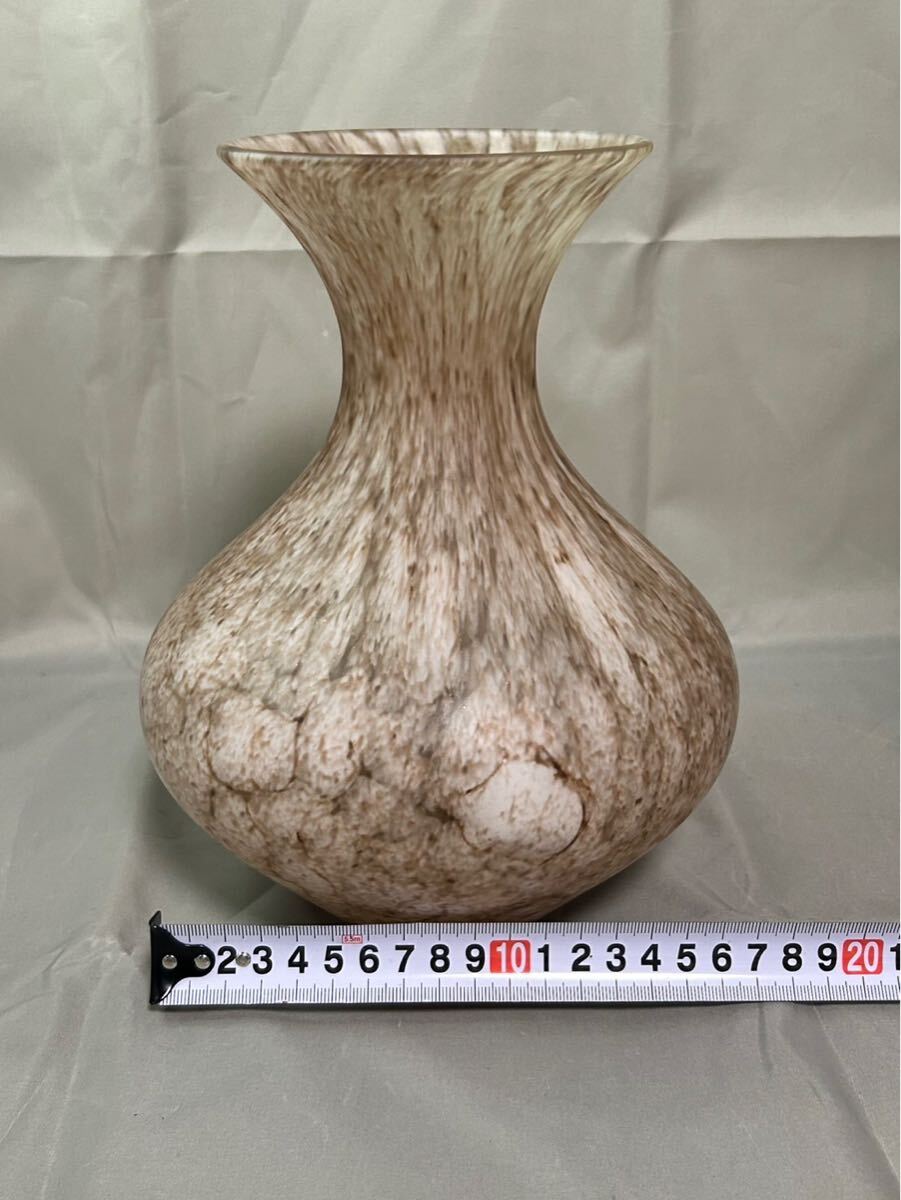 嘉祥 岩田久利 花瓶 ガラス工芸 箱付き 箱に痛みあり A-1 花瓶 花器