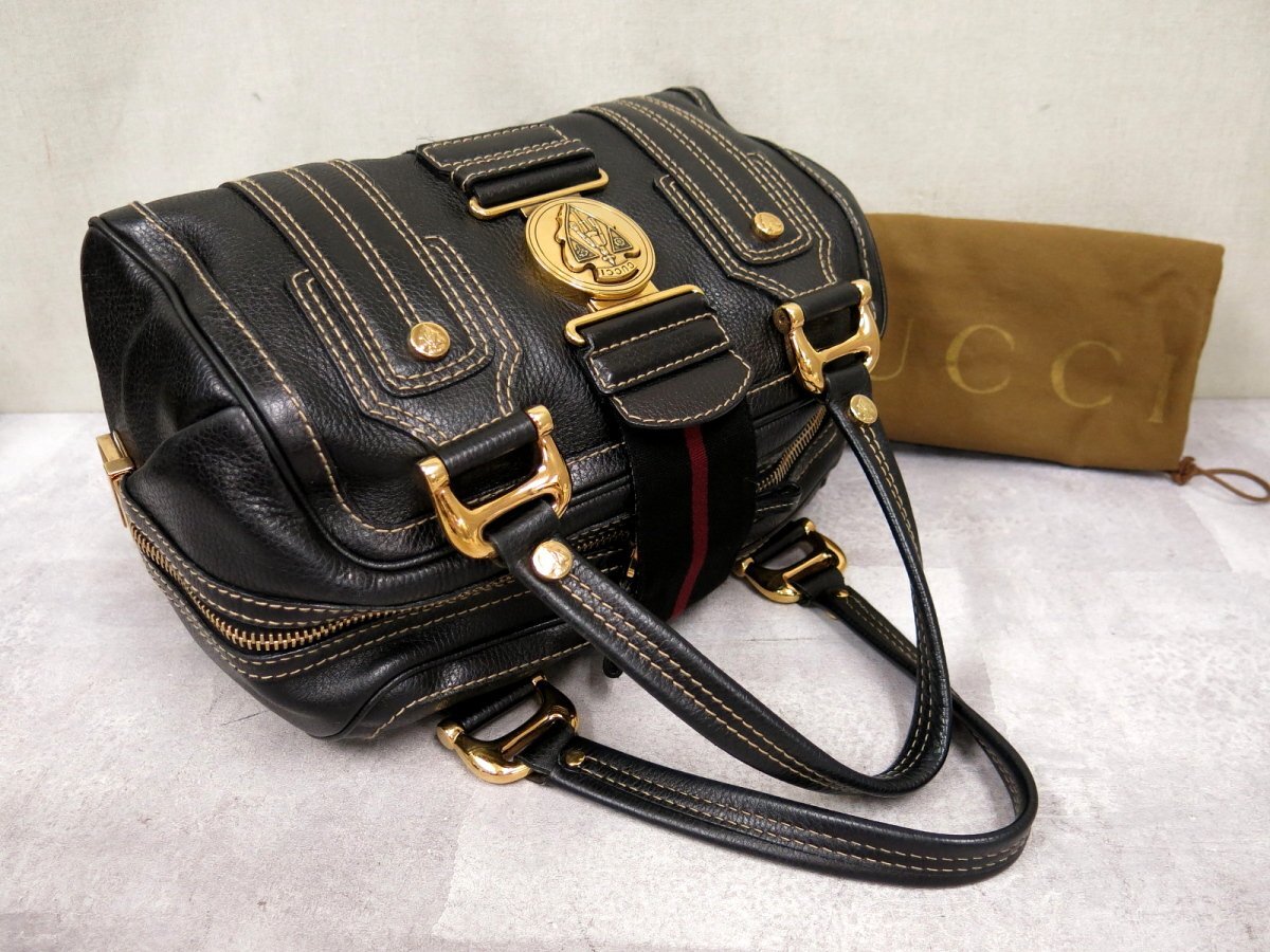 ○超美品○GUCCI オールド グッチ○カーフ レザー 本革○ショルダー 
