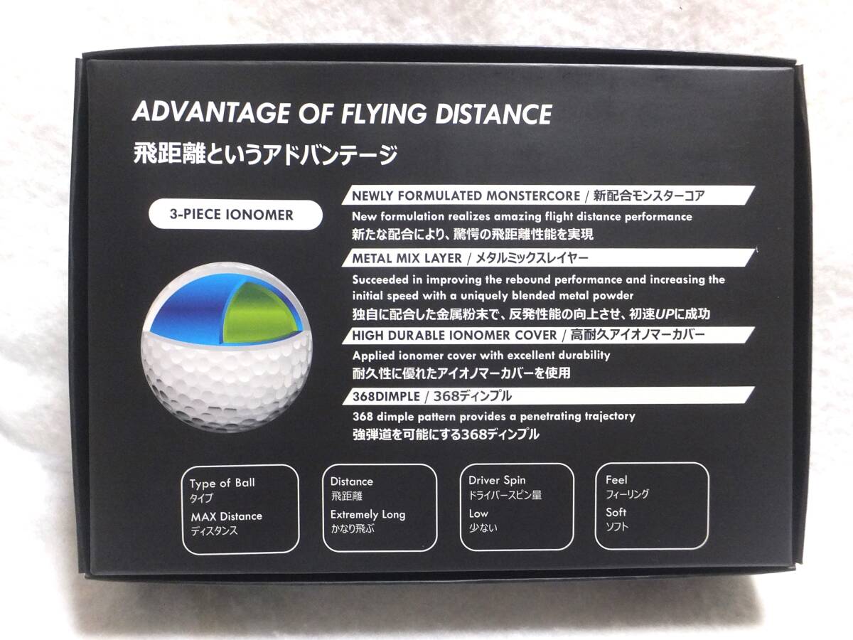 ☆ホンマ HONMA D1 SPEEDMONSTER D1 スピードモンスター　2023 イエロー　1ダース 未使用品☆_3