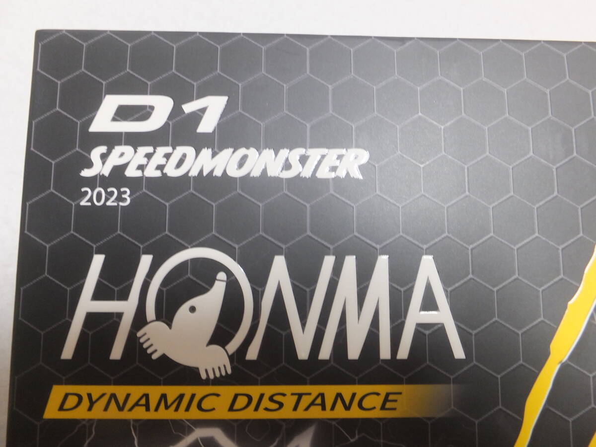 ☆ホンマ HONMA D1 SPEEDMONSTER D1 スピードモンスター　2023 イエロー　1ダース 未使用品☆_4