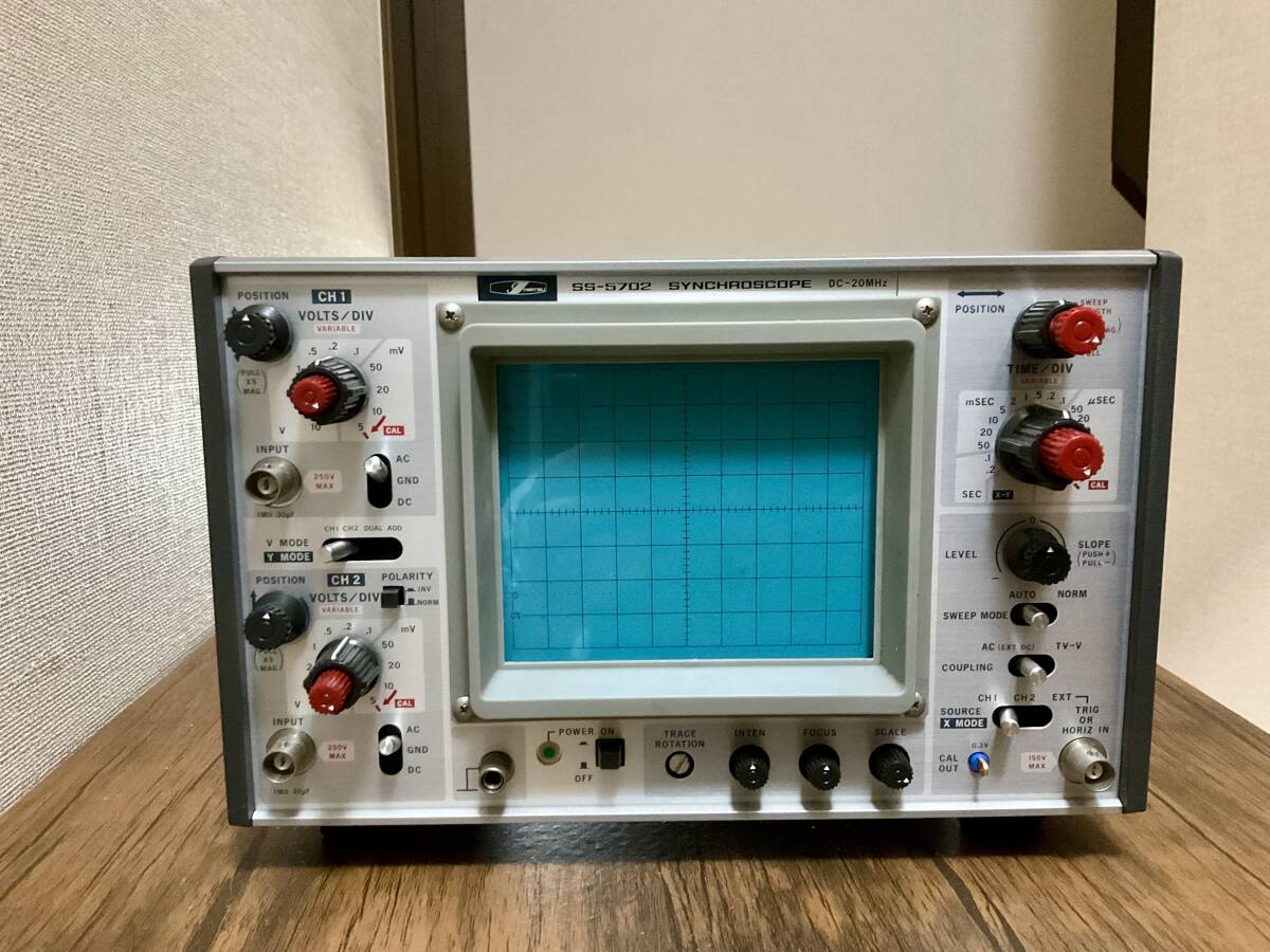  岩崎通信機 オシロスコープ SS-5702 20MHz_1