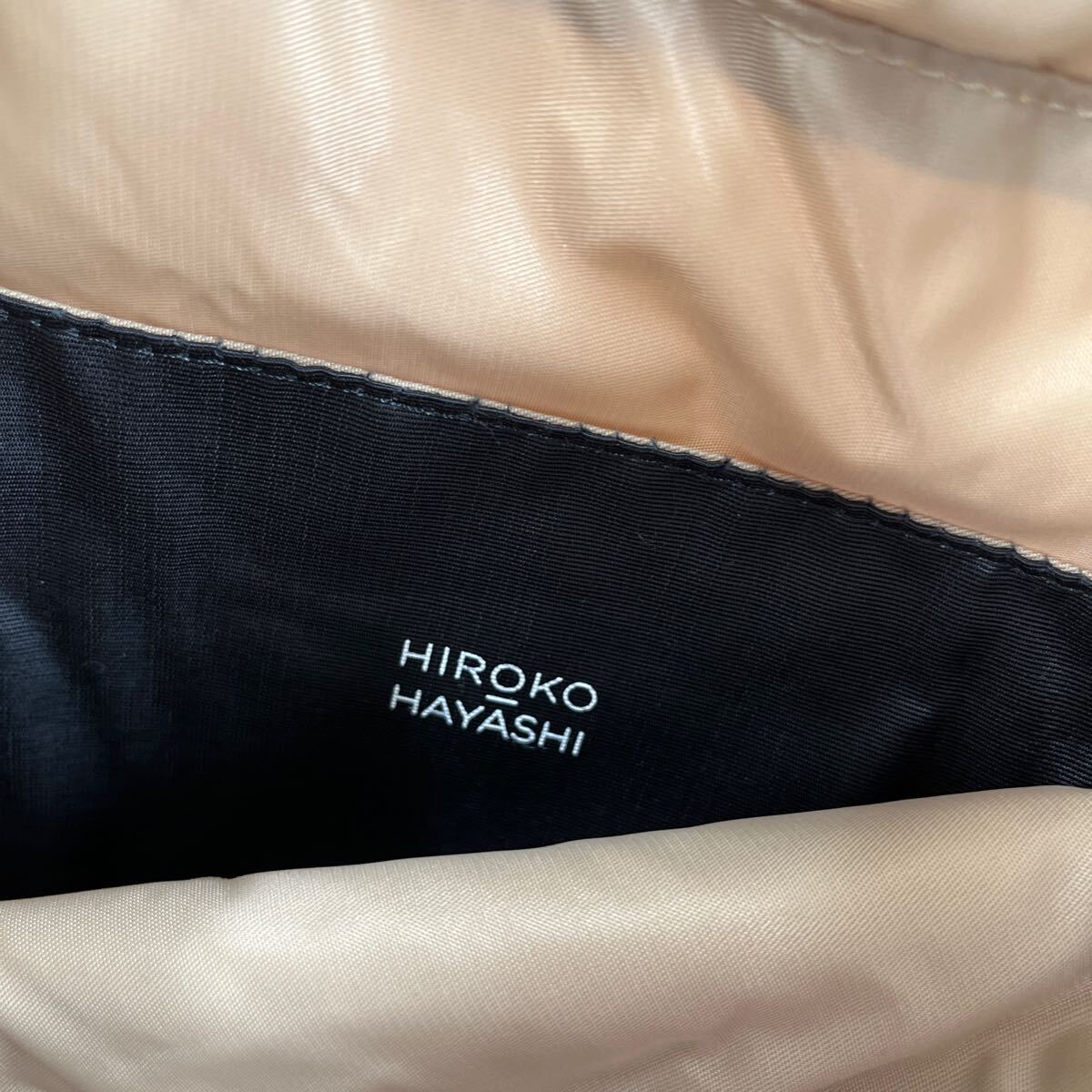 新品未使用　ヒロコハヤシ　クロコッタ　トートバッグ ベージュ　HIROKO HAYASHI CROCOTTA ドット柄_6