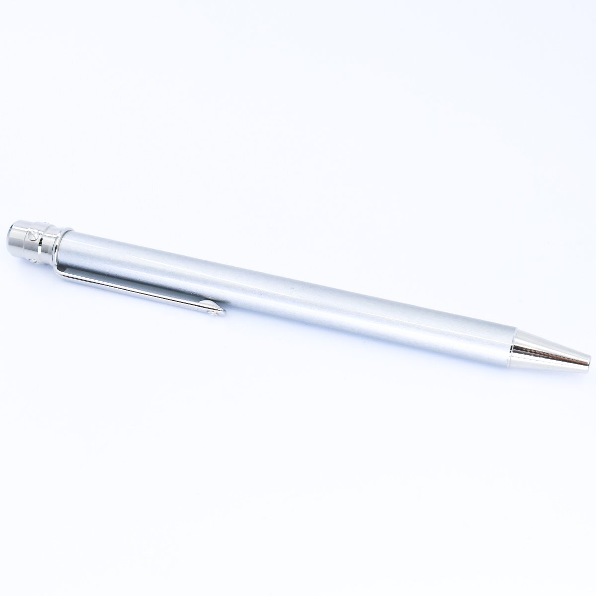 ■ 1円 ～ 正規 中古 美品 ■ Cartier カルティエ ■ サントス ドゥ カルティエ ボールペン ■ST150191 シルバー グレー ツイスト式 筆記具_2