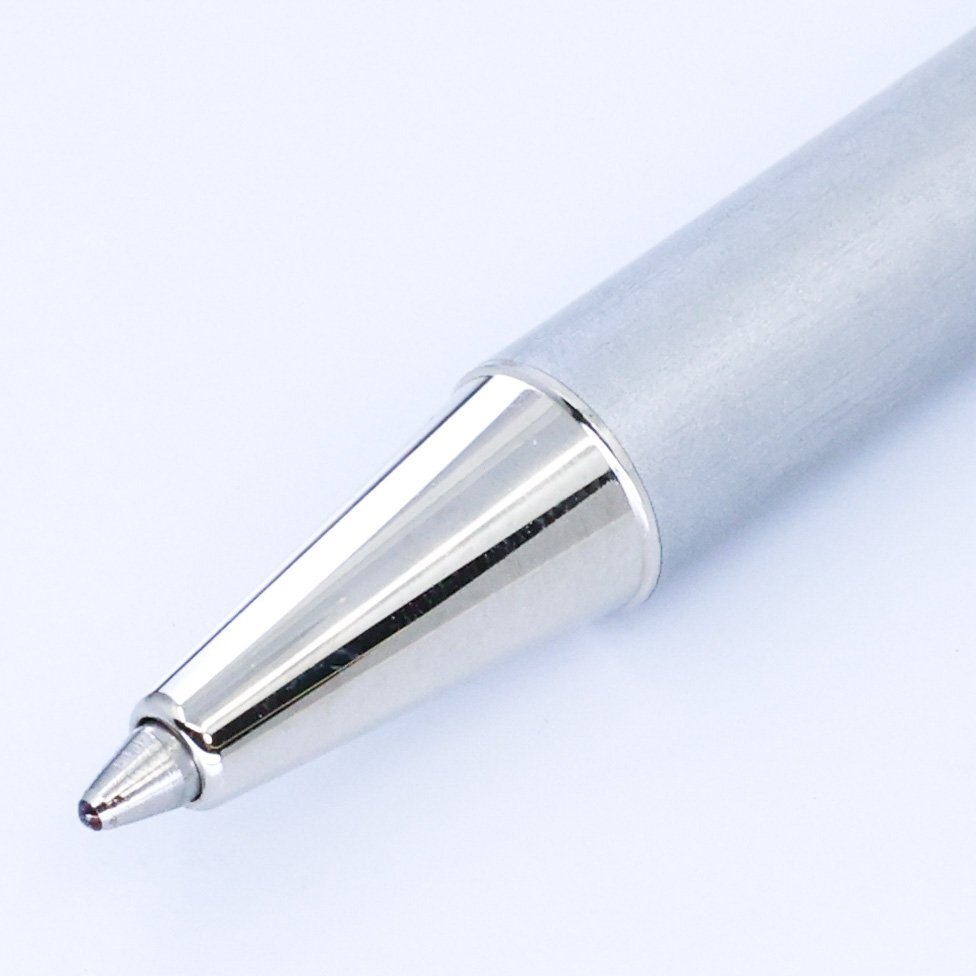 ■ 1円 ～ 正規 中古 美品 ■ Cartier カルティエ ■ サントス ドゥ カルティエ ボールペン ■ST150191 シルバー グレー ツイスト式 筆記具_4