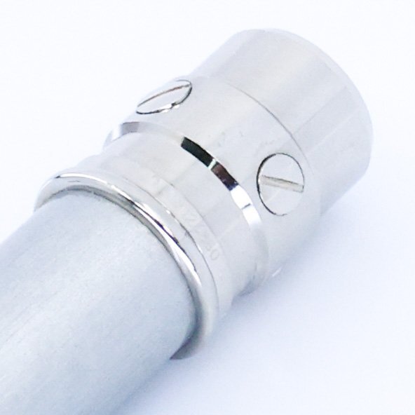 ■ 1円 ～ 正規 中古 美品 ■ Cartier カルティエ ■ サントス ドゥ カルティエ ボールペン ■ST150191 シルバー グレー ツイスト式 筆記具_8