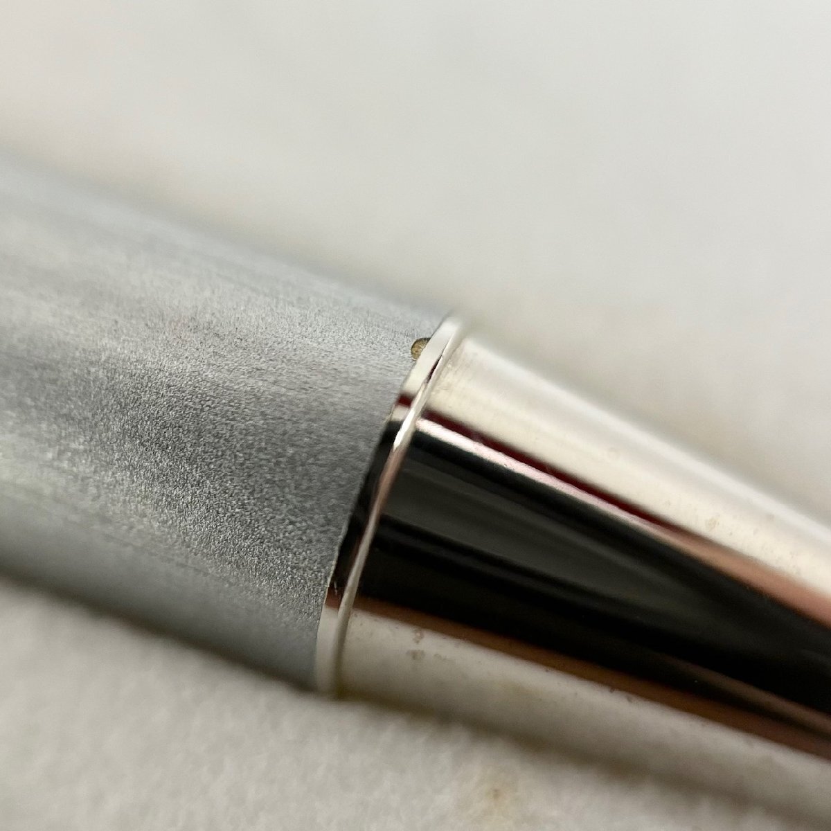 ■ 1円 ～ 正規 中古 美品 ■ Cartier カルティエ ■ サントス ドゥ カルティエ ボールペン ■ST150191 シルバー グレー ツイスト式 筆記具_9