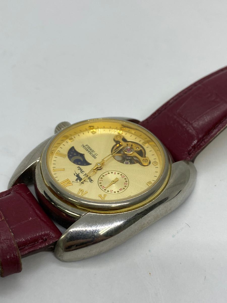 E/H15084】Royal Polo ロイヤルポロ 17JEWELS 稼働品 稼働品 腕時計 手