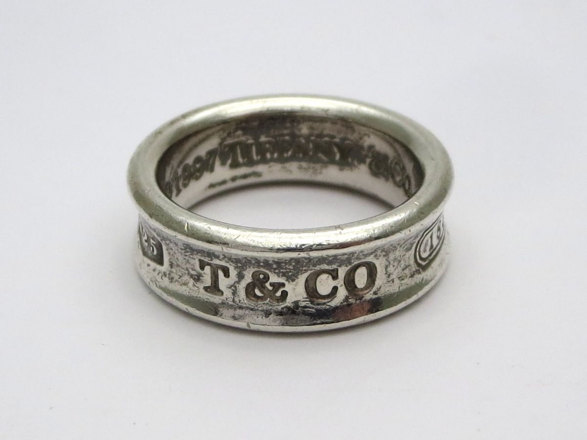 1円スタート TIFFANY&Co. ティファニー 1837 ナローリング SV925