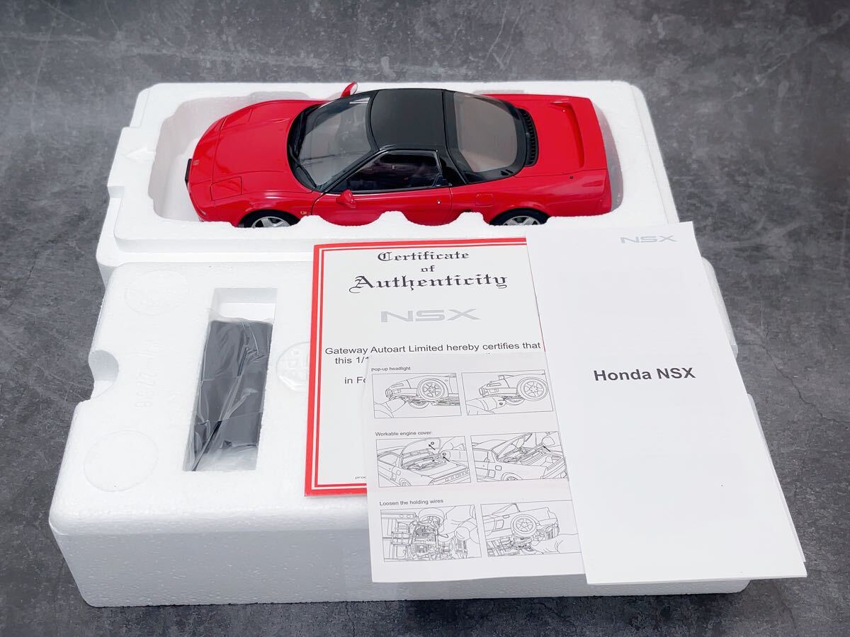 AUTOart 1/18 HONDA NSX NA1 FORMURA RED ホンダ 73271 フォーミュラ