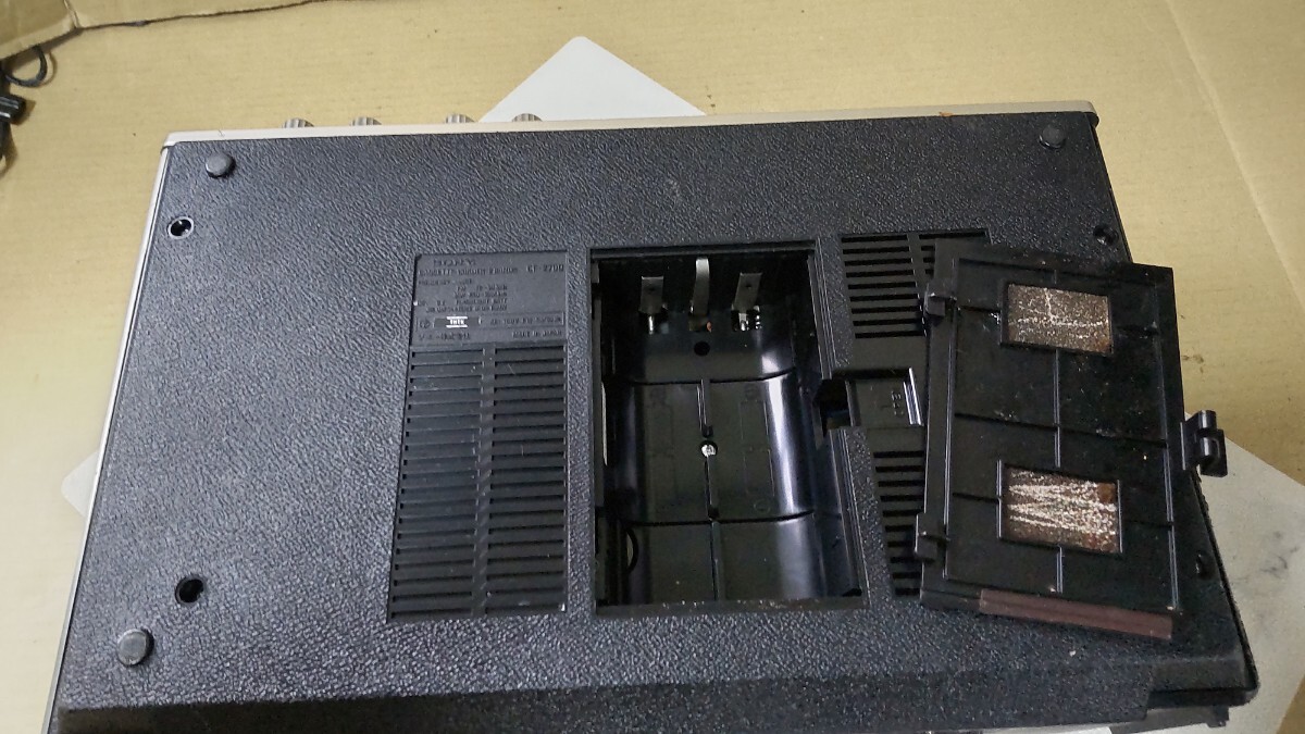 S993 SONY CF-2700 昭和レトロ AM&FMステレオラジオ・カセット