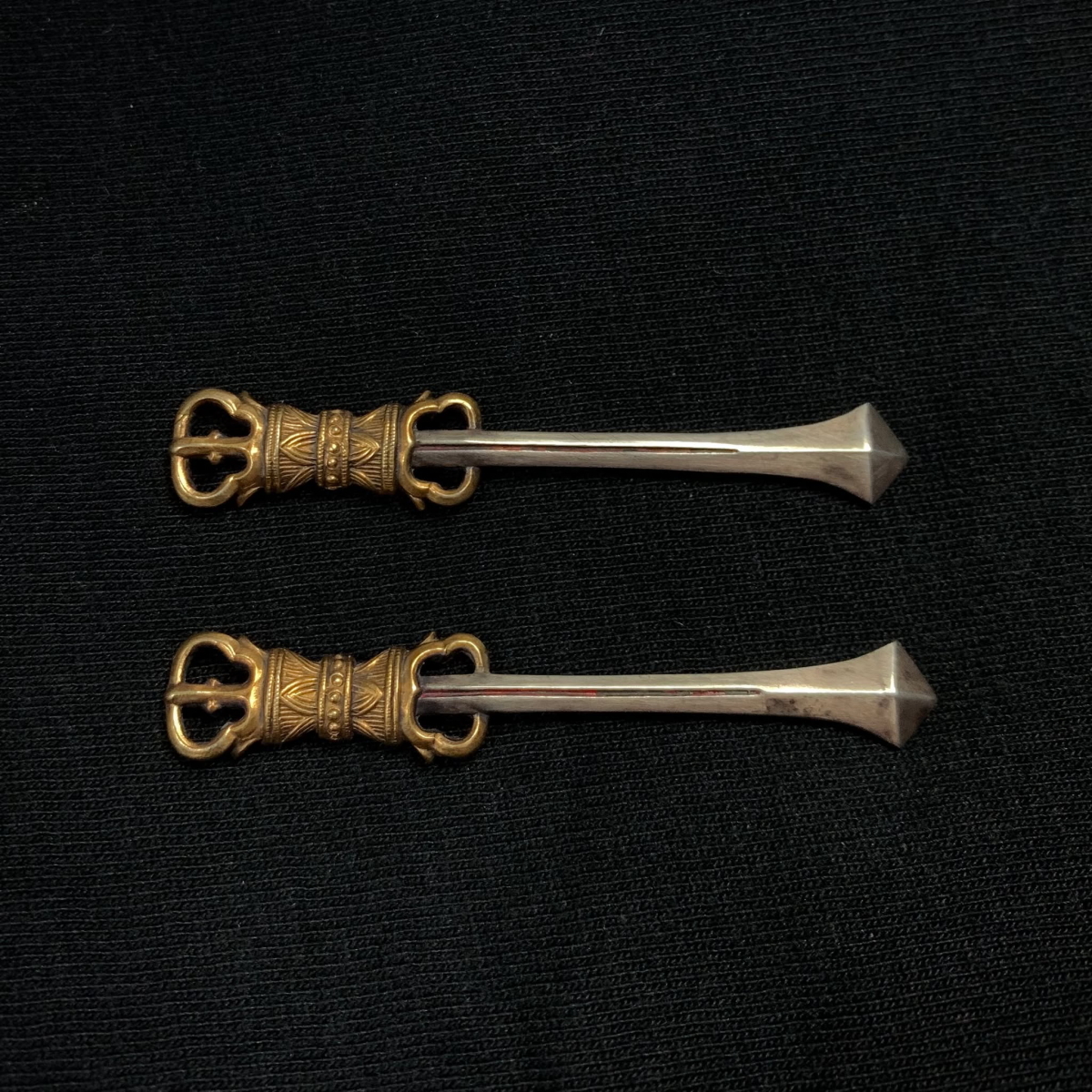 MKS◇小道具◇金具◇剣◇目貫◇アンティーク◇長さ約56.8ｍｍ◇_1