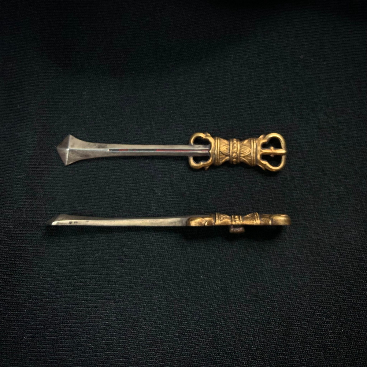 MKS◇小道具◇金具◇剣◇目貫◇アンティーク◇長さ約56.8ｍｍ◇_5