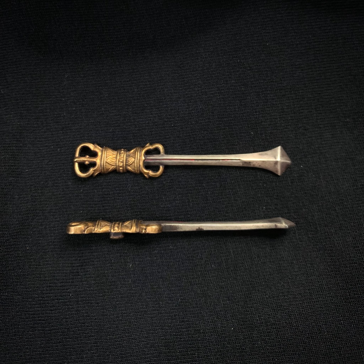 MKS◇小道具◇金具◇剣◇目貫◇アンティーク◇長さ約56.8ｍｍ◇_6