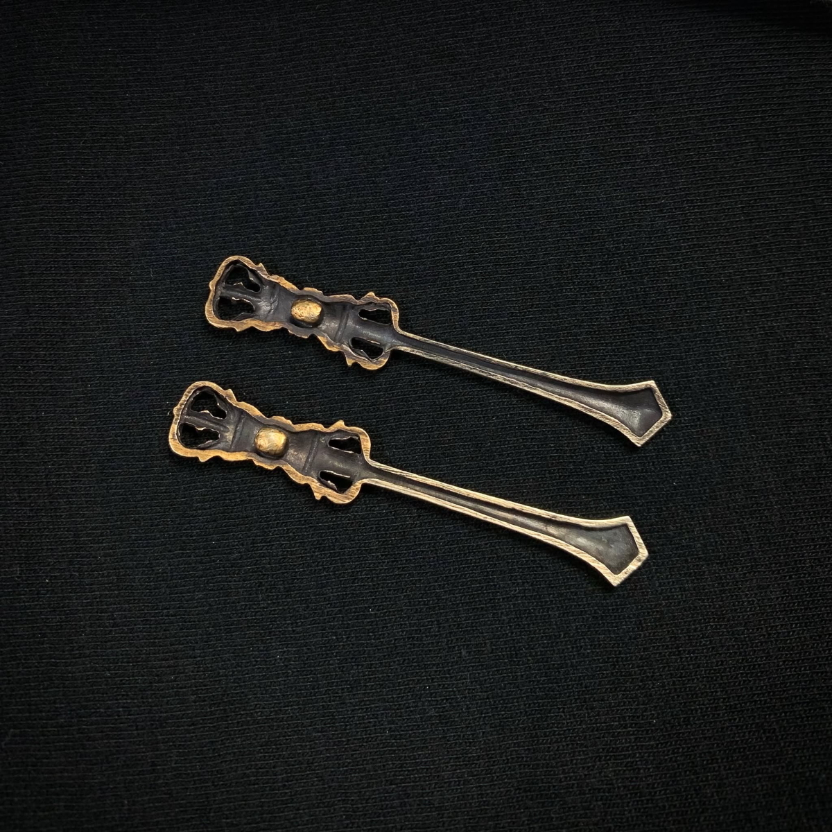 MKS◇小道具◇金具◇剣◇目貫◇アンティーク◇長さ約56.8ｍｍ◇_7