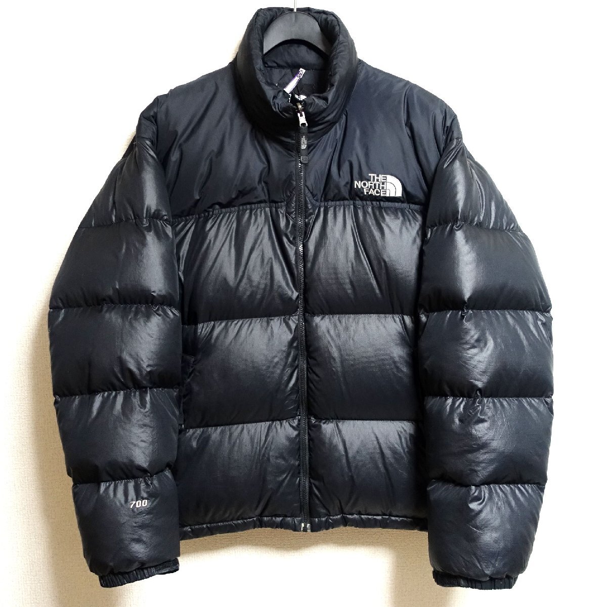 THE NORTH FACE ノースフェイス ヌプシ ダウンジャケット 700FP メンズ XLサイズ 正規品 ブラック Z4301_1