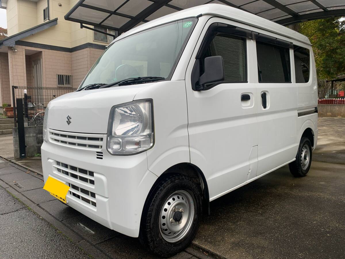 H28年 低燃費 絶好調 エブリーバン！車検長 キーレス 売り切り！_1