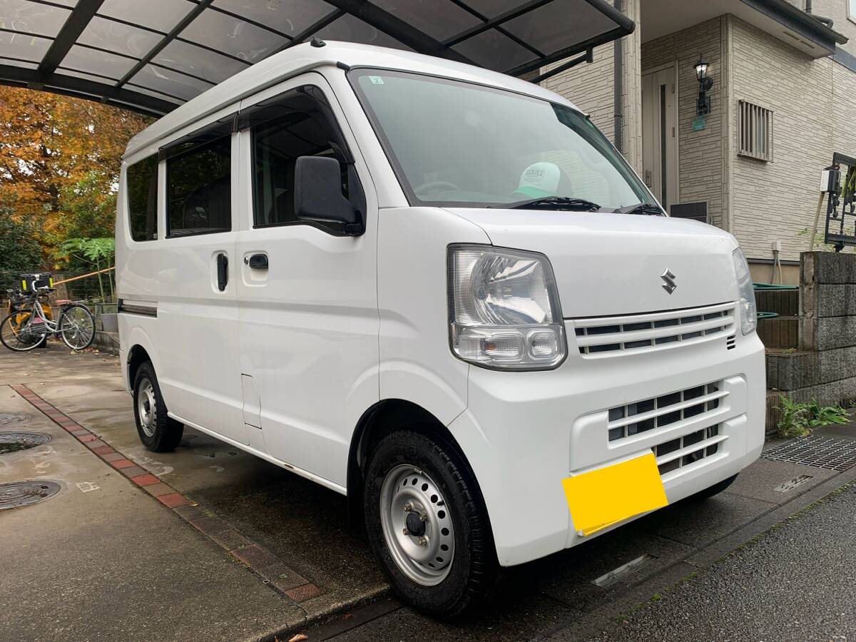 H28年 低燃費 絶好調 エブリーバン！車検長 キーレス 売り切り！_3