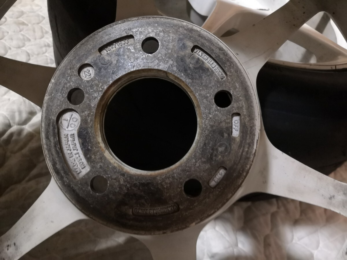 P1レーシング2本 16インチ 7.5j オフセット +32 PCD 114.3 軽量 ホイール P1 Racing アルミ_10