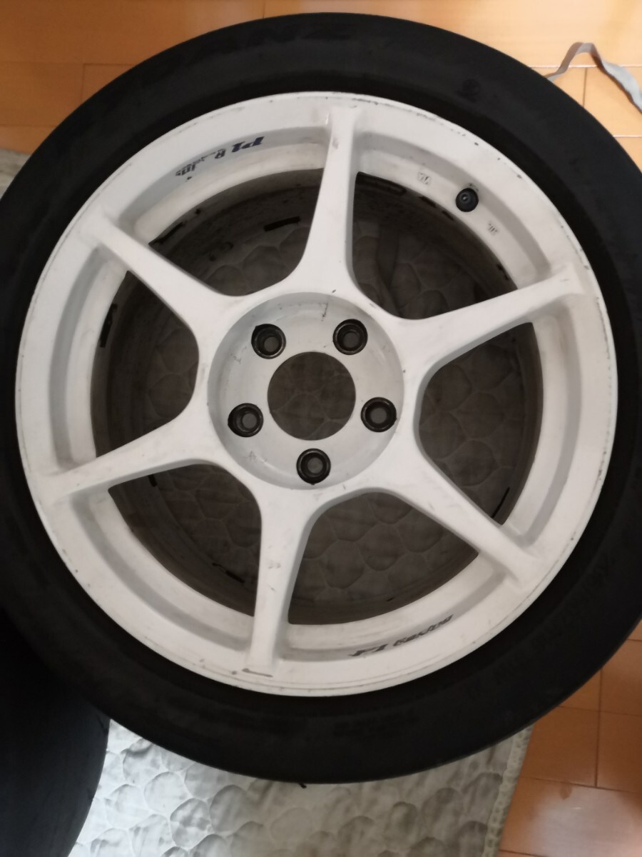 P1レーシング2本 16インチ 7.5j オフセット +32 PCD 114.3 軽量 ホイール P1 Racing アルミ_2