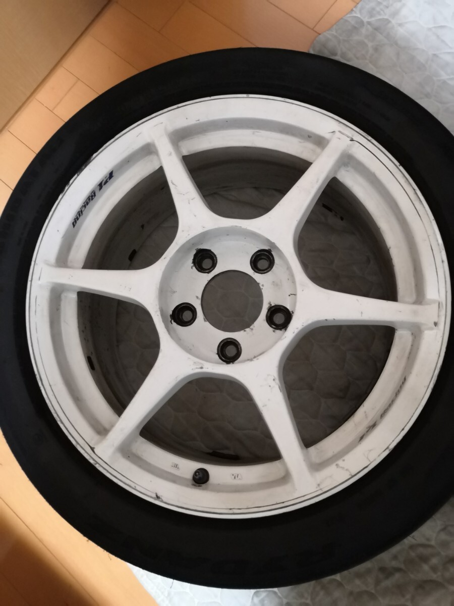 P1レーシング2本 16インチ 7.5j オフセット +32 PCD 114.3 軽量 ホイール P1 Racing アルミ_3