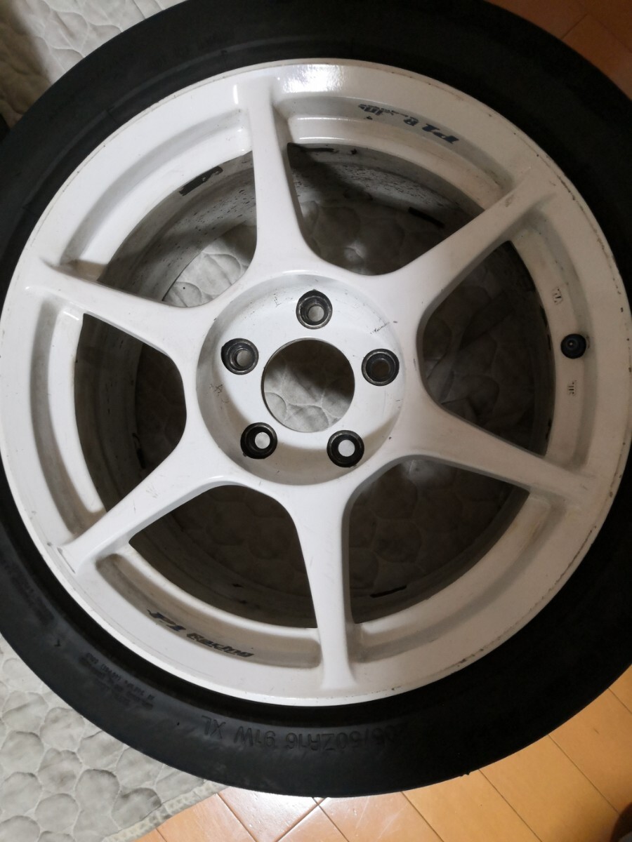 P1レーシング2本 16インチ 7.5j オフセット +32 PCD 114.3 軽量 ホイール P1 Racing アルミ_8