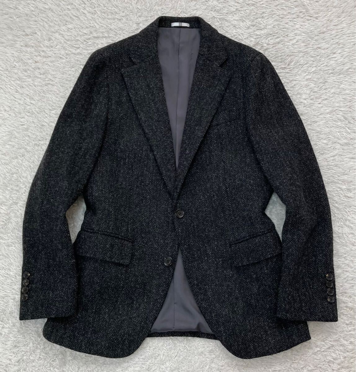 美品70s L.L.BEAN ハンティング ジャケットヴィンテージエルエルビーン ハリスツイード 美品 Tweed | Harris ヘリンボーン -スーツセレクト