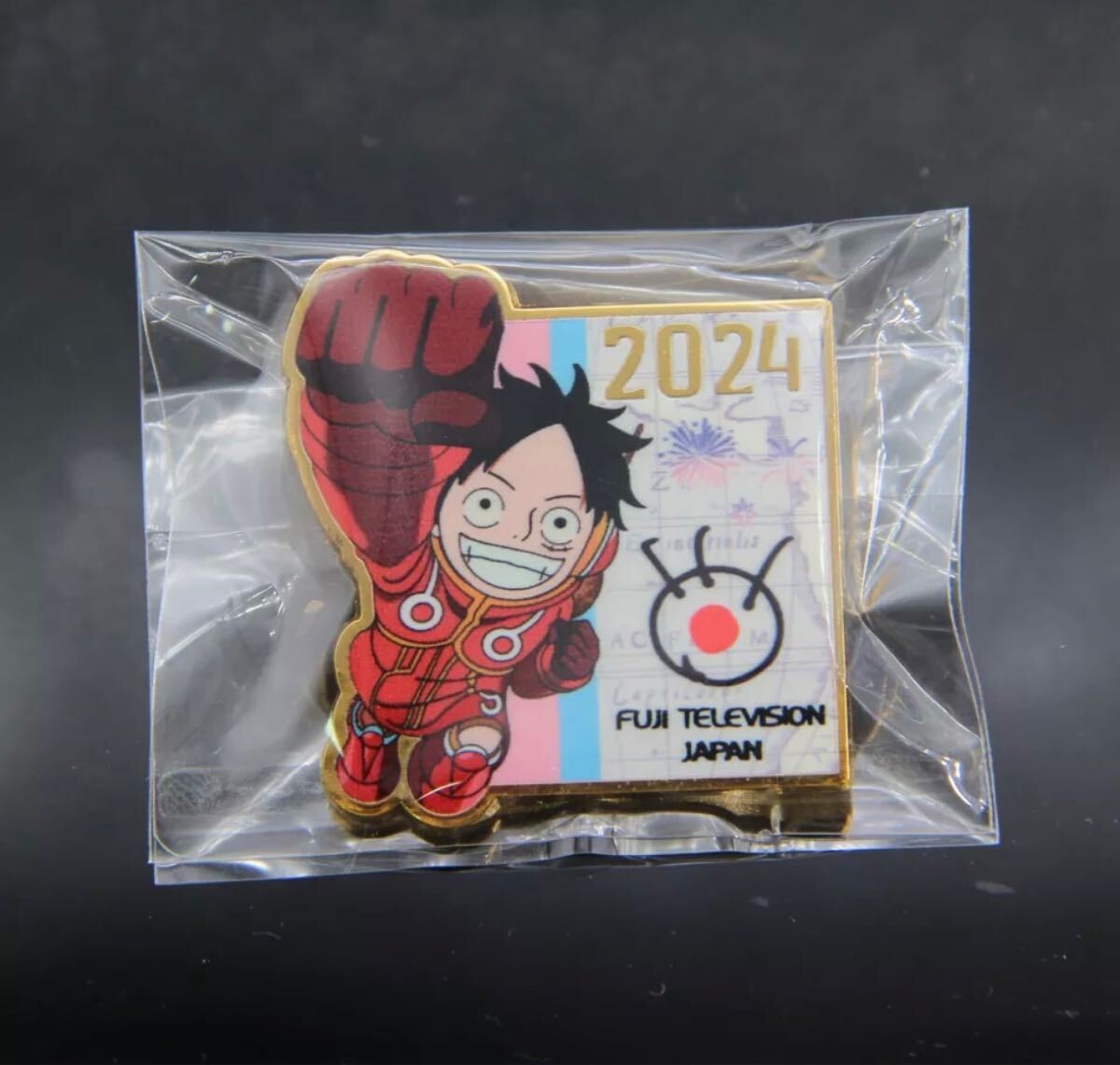 非売品】 パリオリンピック ピンバッジ ルフィ アンパンマン 非売品】 パリオリンピック ピンバッジ ルフィ アンパンマン