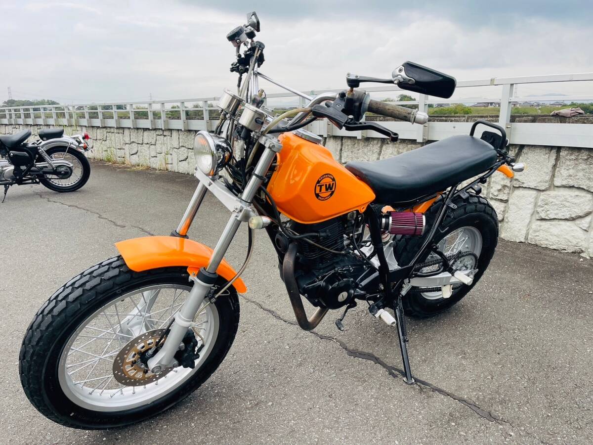ヤマハ TW200 2型 DG07J 20,261km タコメーター付 TW200-2 中古車体 