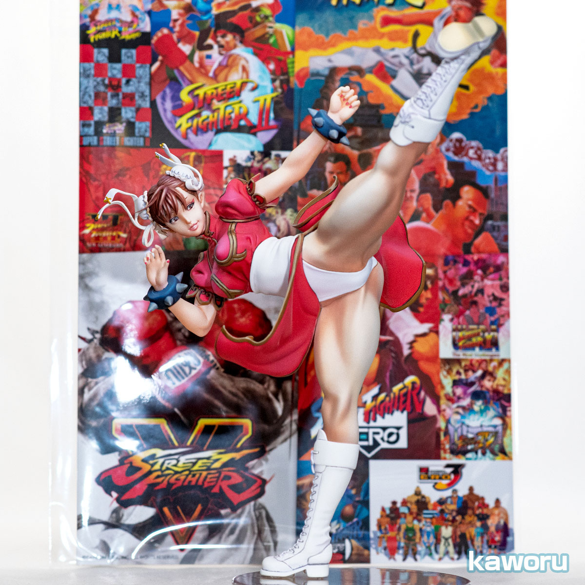 二次元 改修 フルリペイント ストリートファイター 30th 春麗 赤 2次元