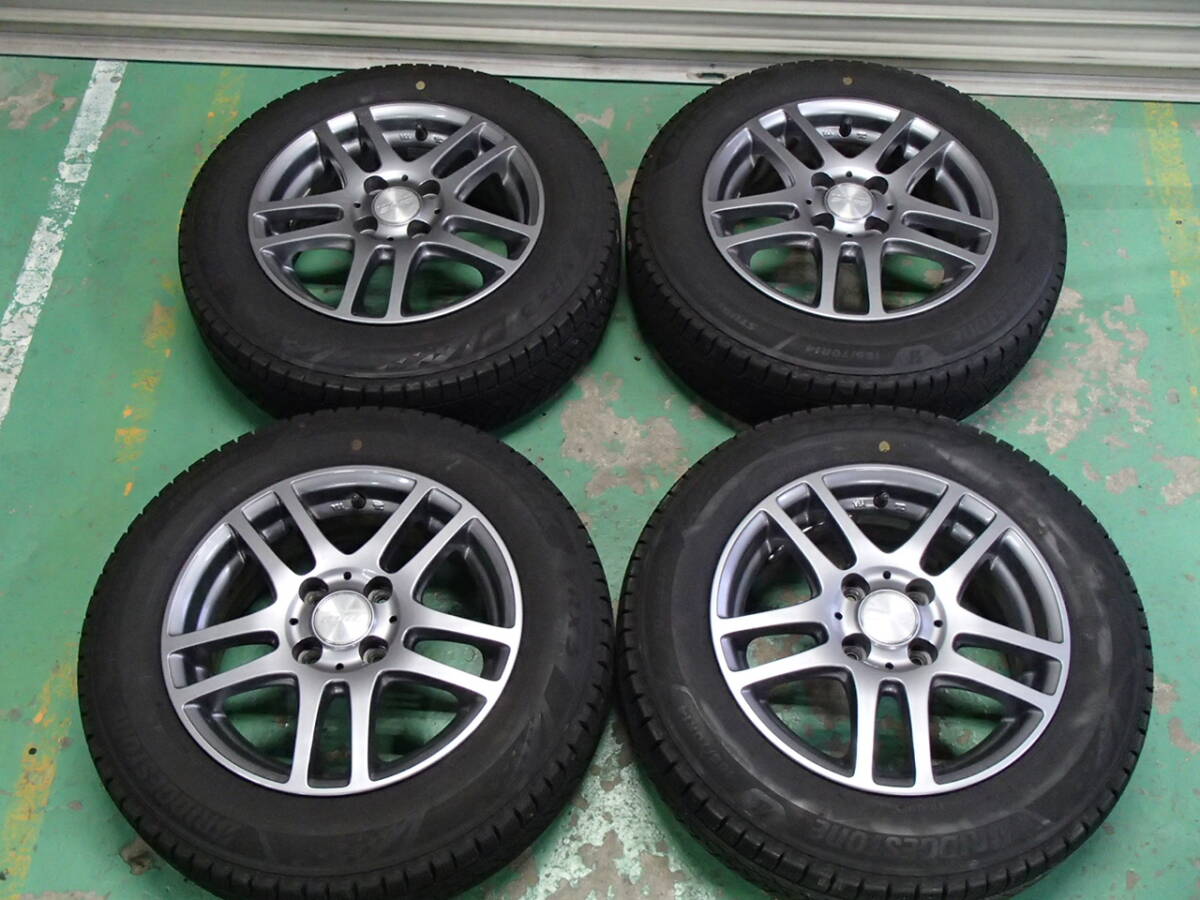 2023年製 165/70R14 5.5J ＋38 PCD100 BS VRX3 4本(スタッドレスタイヤ