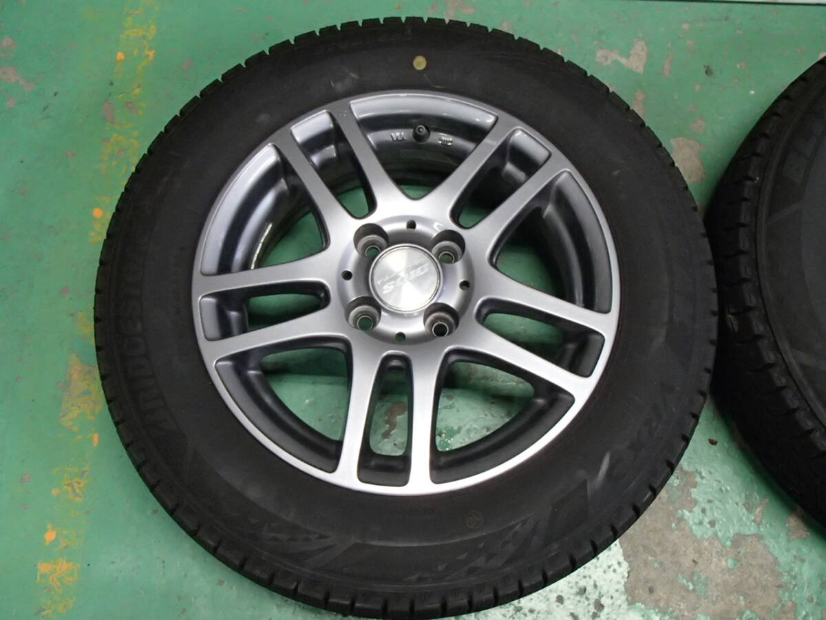 2023年製 165/70R14 5.5J ＋38 PCD100 BS VRX3 4本(スタッドレスタイヤ 