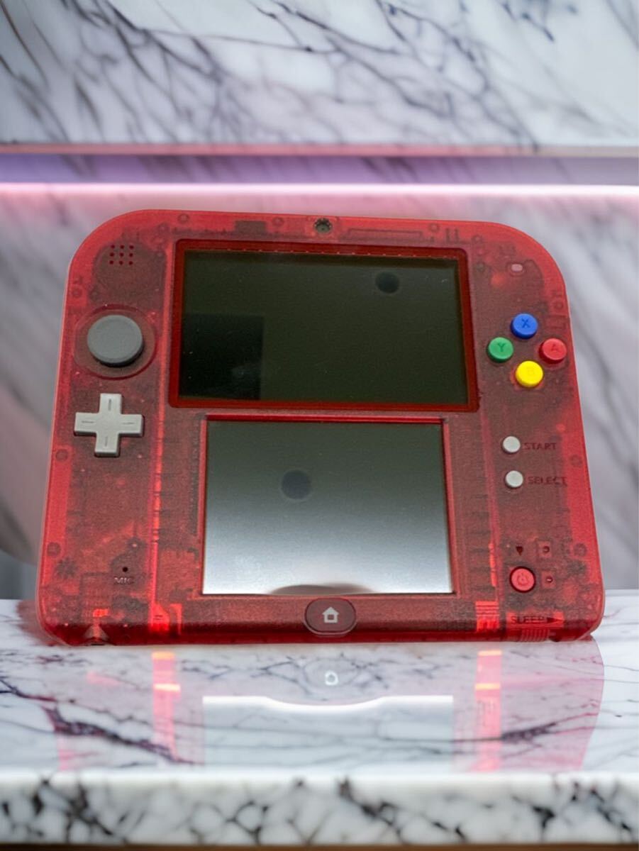 1円〜 Nintendo 2DS 本体ポケットモンスター赤限定パック 任天堂