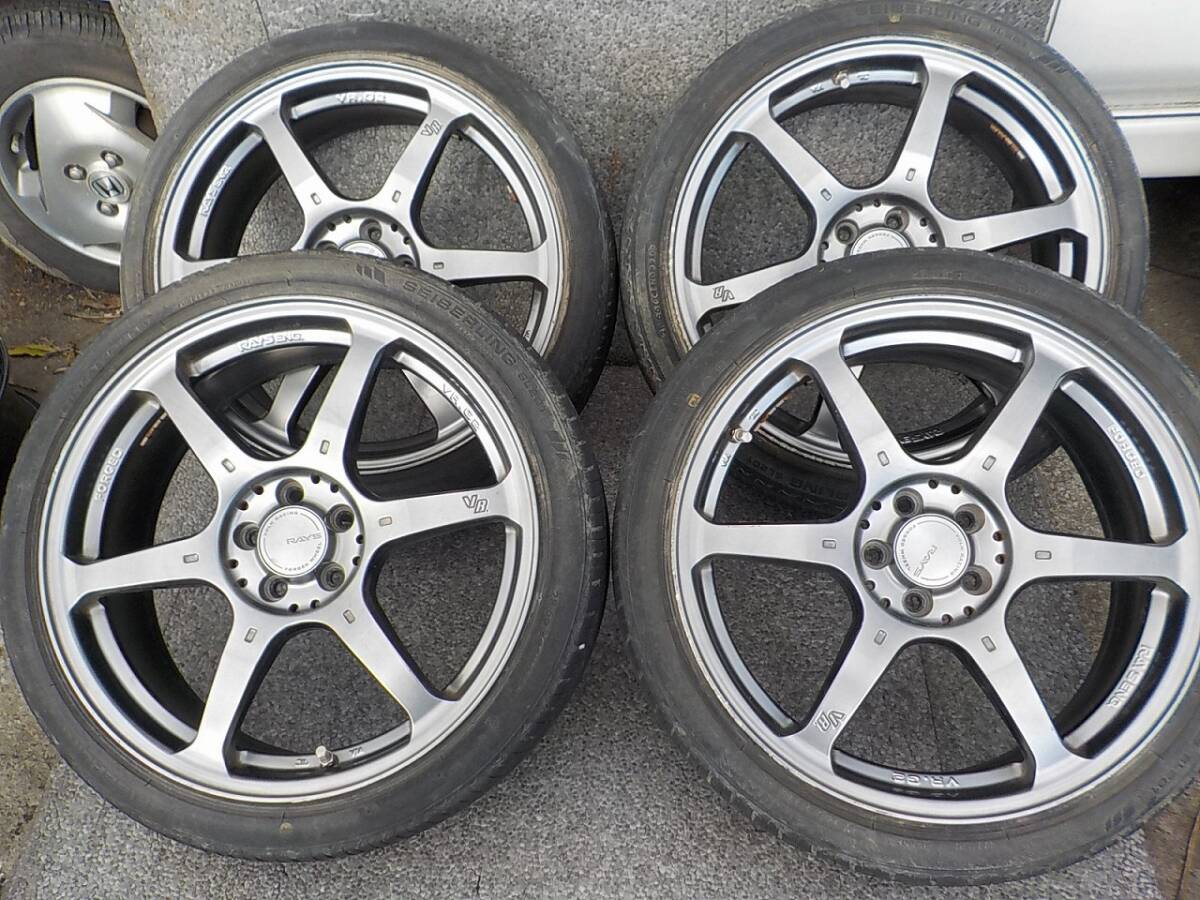 安い，爆買い レイズ ボルクレーシング RAYS VOLK RACING VR G2 軽量 18インチ 7.5J +48 PCD100 5穴 ハブ径65mm 215/40R18 4本SET 86 BRZ インプレッサ(5穴)｜売買されたオークション情報、yahooの商品情報をアーカイブ公開 - オ 5穴