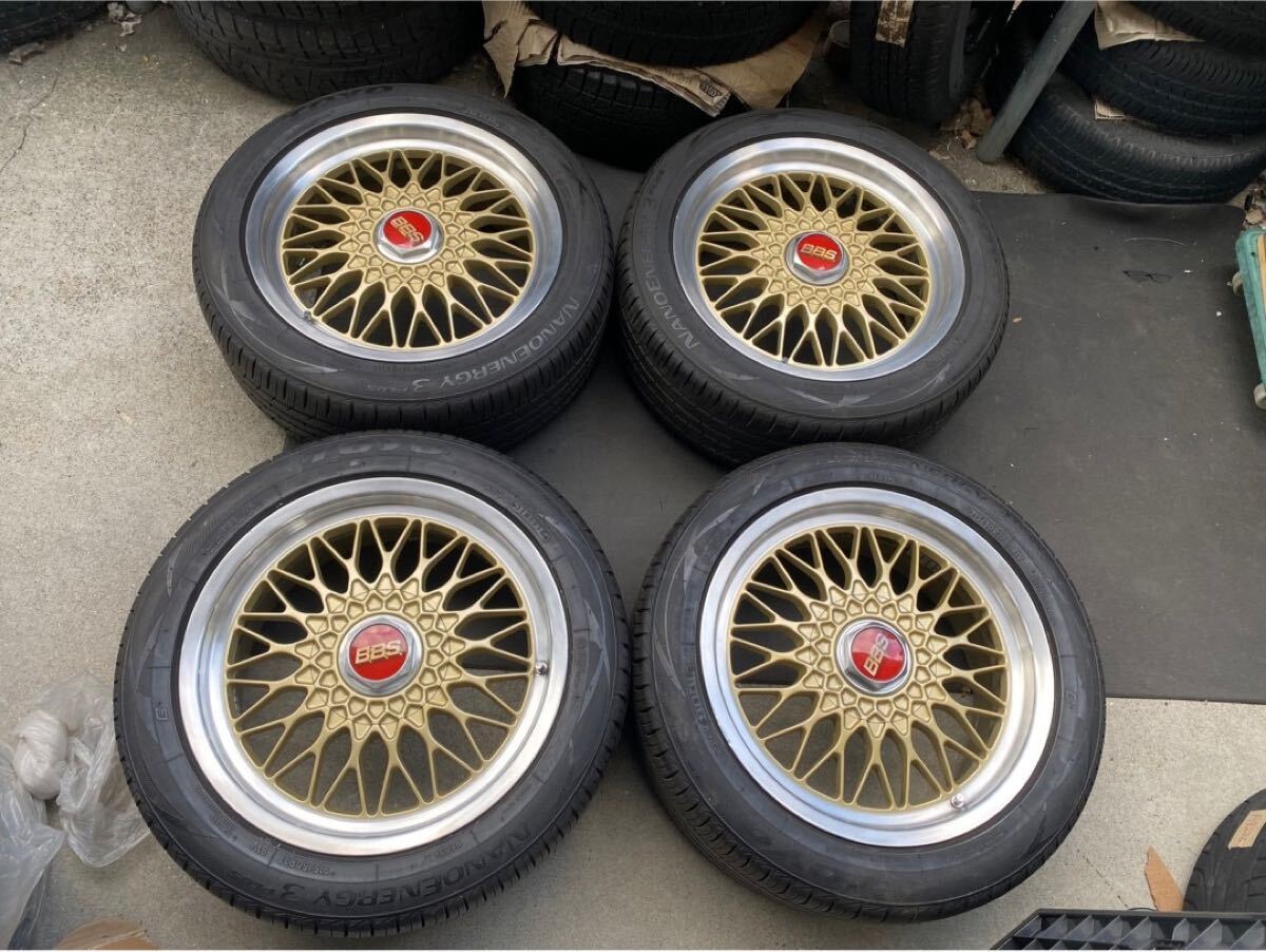 BBS Wheel RG-R 5x114.3 Offset 5x100 Diamond Silver Wheels 17x7.5 