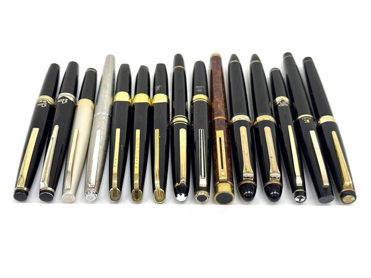 AB177◇万年筆 プラチナ パイロット モンブラン saifor SHEAFFER 15本