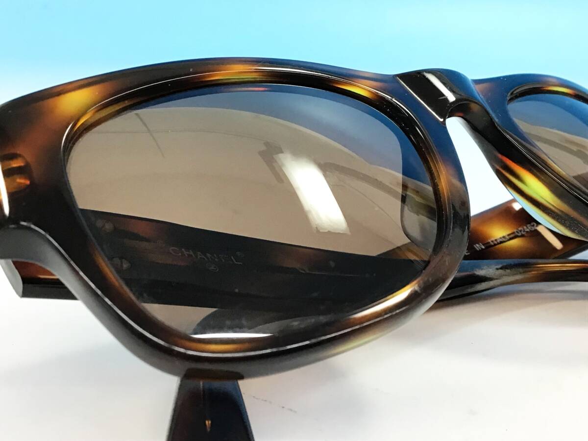 CHANEL サングラス 02462 91235 ココマーク べっ甲調 ブラウン系
