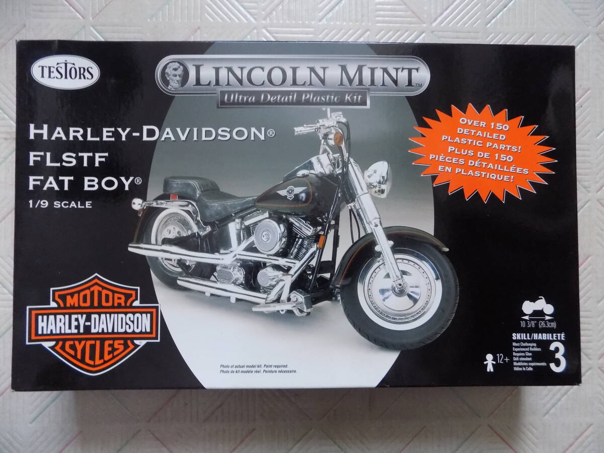 HARLEY-DAVIDSON FLSTF FAT BOY ( TESTORS 1/9 SCALE Plastik modelkit