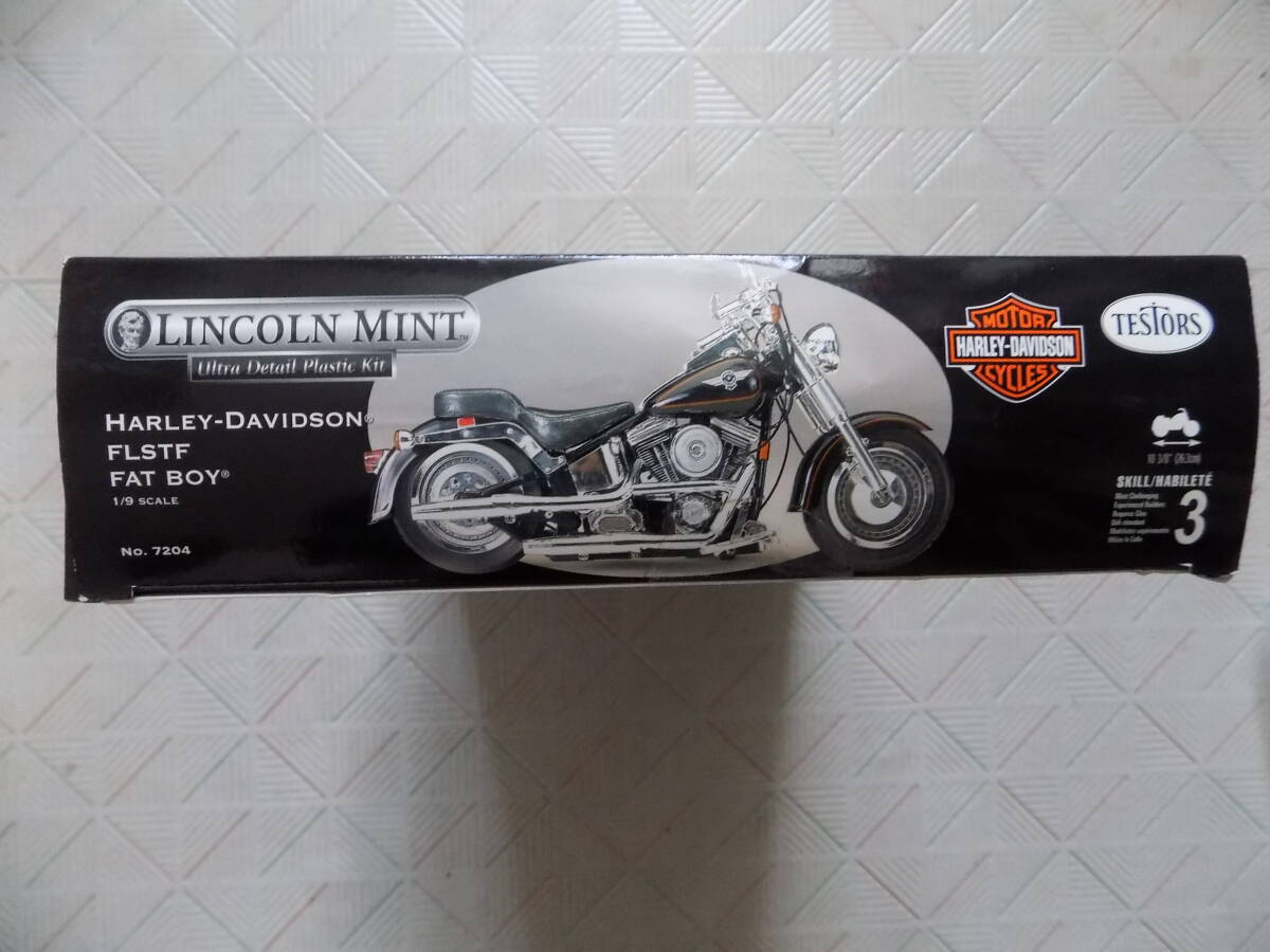 HARLEY-DAVIDSON FLSTF FAT BOY ( TESTORS 1/9 SCALE Plastik modelkit