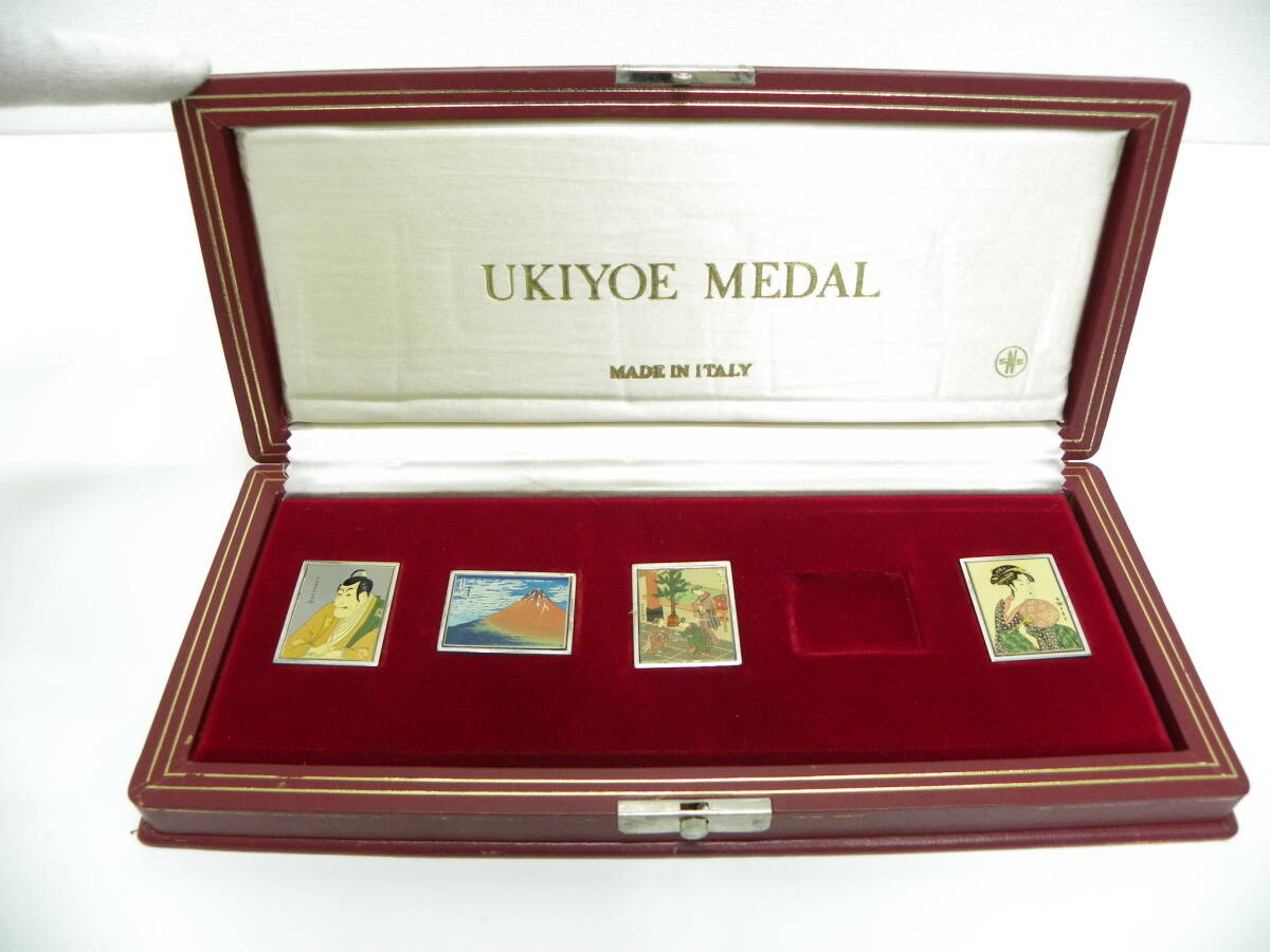 メダル祭 浮世絵 メダル イタリア製 シルバー 925 UKIYOE MEDAL 一枚