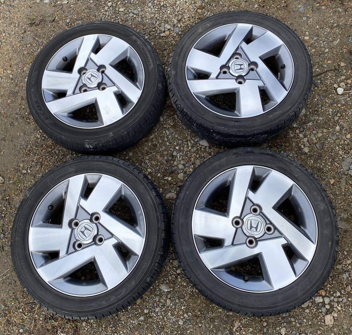 165/55r14 ノーマルタイヤ　ゼストスパーク　純正　4本 ゼスト 165&frasl;55R14 スパーク 0 深溝 4WD・5ドア・Wターボ
